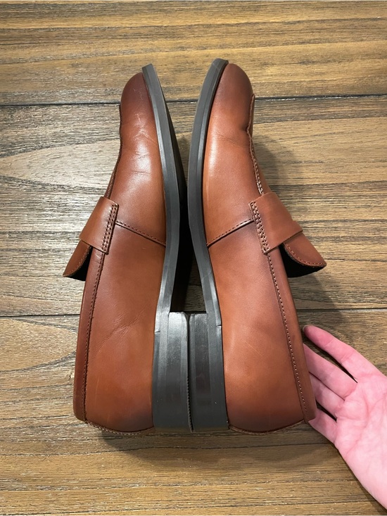 NORDSTROM Edward Comfortable Penny Brown Leather Loafers Men\'s Size 9.5 Classic main image 4